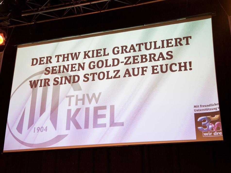 Kiel empfängt seine THW-EM-Helden Weinhold, Dissinger und Dahmke
