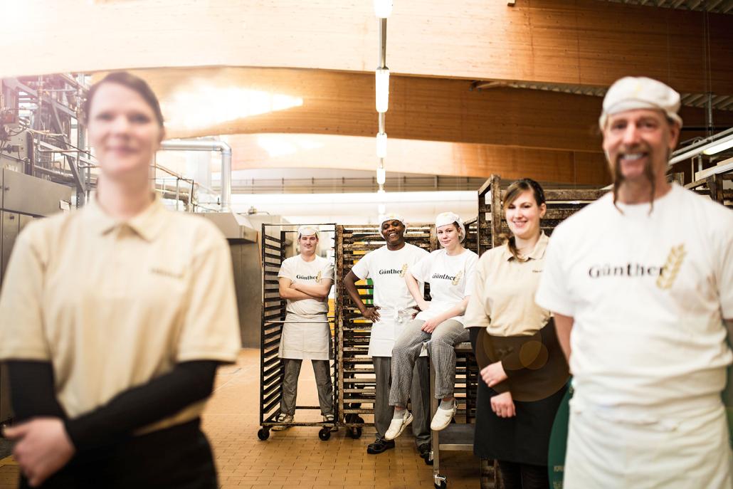 Günther bietet Jobs im Verkauf, als Bäcker oder als Lebensmitteltechniker
