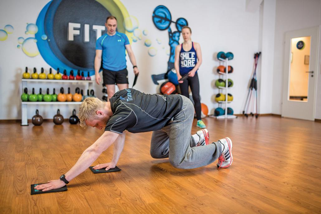 Im FIT- Sportclub ist das Training kurzweilig aber effektiv