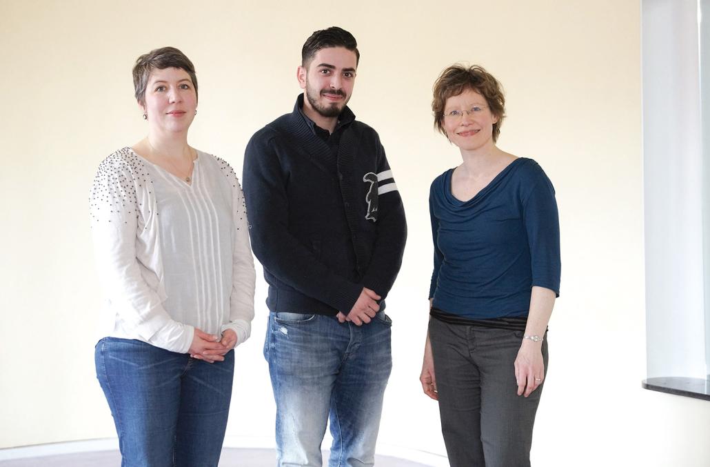 Die drei Initiatoren von begegnungen* des Theater Kiel