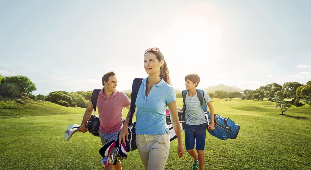 Ein Tag im Golfclub bedeutet tolle Familienzeit