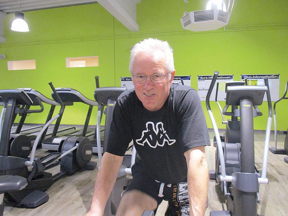 Roger Schmunz hat durch das Training nicht nur abgenommen, sondern auch seinen Blutdruck reduziert
