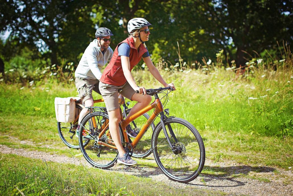 Mit dem Bambusbike macht eine Radtour besonders viel Spaß