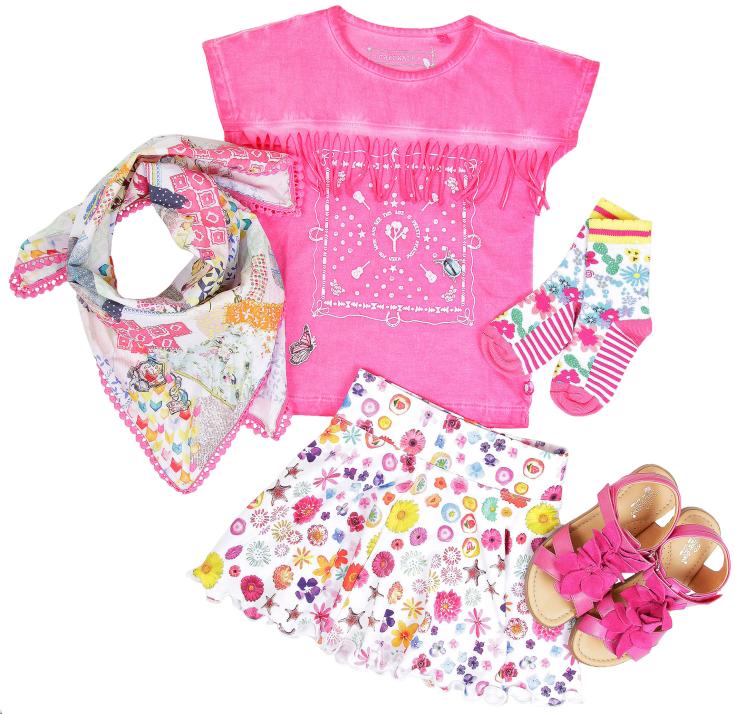 Pinkes Mädchenoutfit von Cakewalk