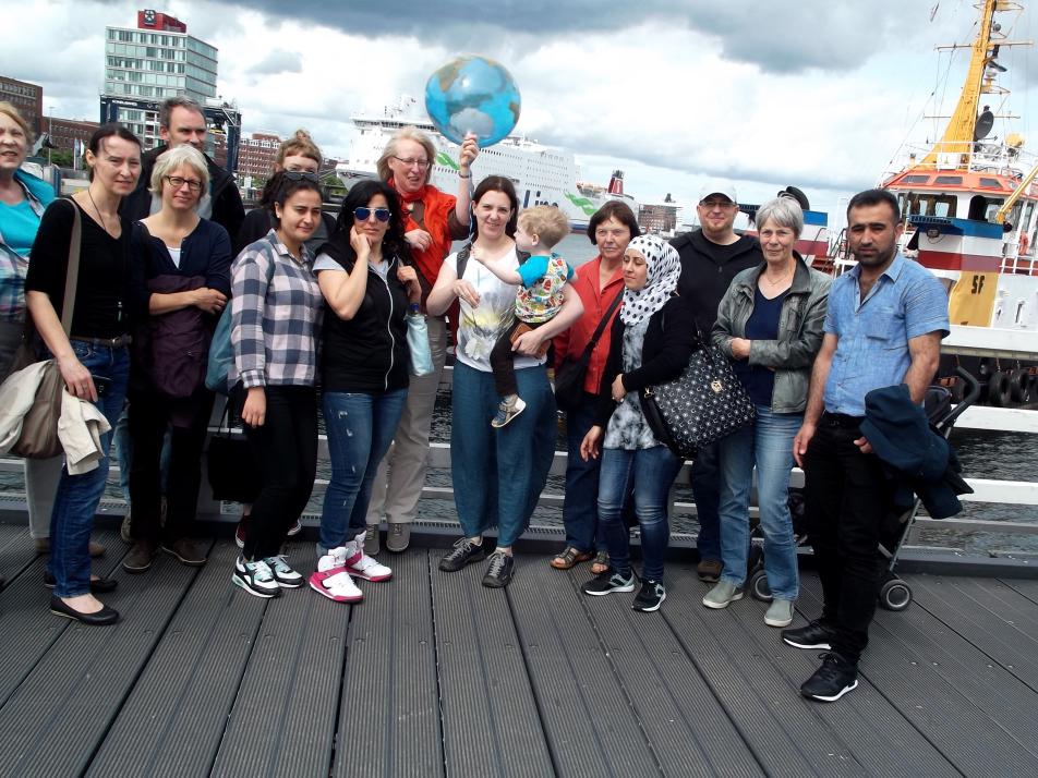 Letzten Samstag gab es bereits einen Stadtspaziergang im Rahmen des Ankommenspatenschaft-Projektes