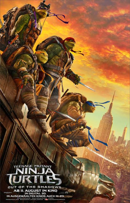 „Teenage Mutant Ninja Turtles: Out of the Dark“ ist die Fortsetzung des 2014 erschienenen Realfilms