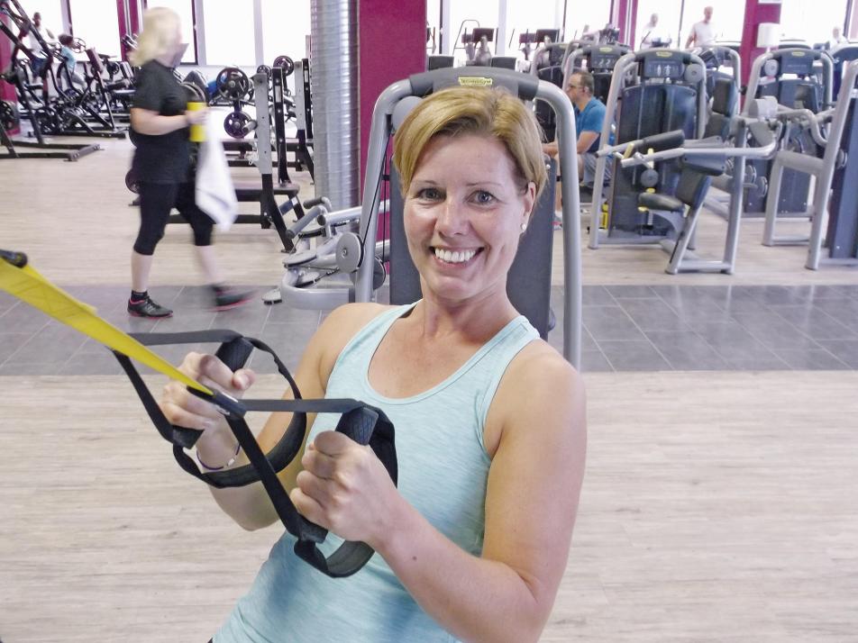 Sonja Glöckner hat seit sie im FITNESSLAND tainiert keine Rückenschmerzen mehr