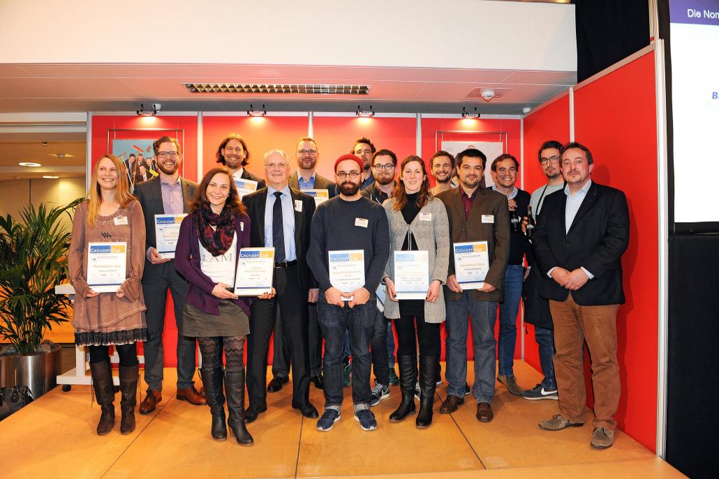 Die Gewinner des GRÜNDERCups 2015