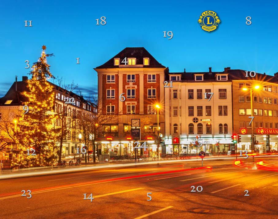 Der neue Adventskalender des Lions Förderverein Kiel-Oben e.V. ist ab November erhältlich