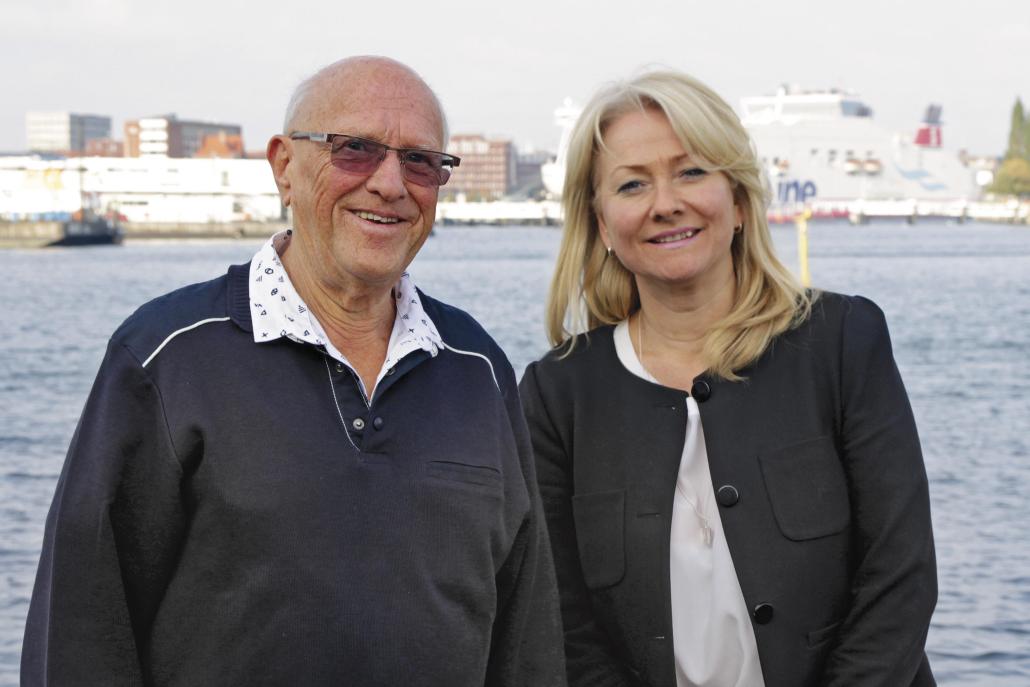 Wolf-Dieter Klinck (84) wird die Geschäftsführung seines Familienunternehmens an Tanja Casimir (48) übergeben