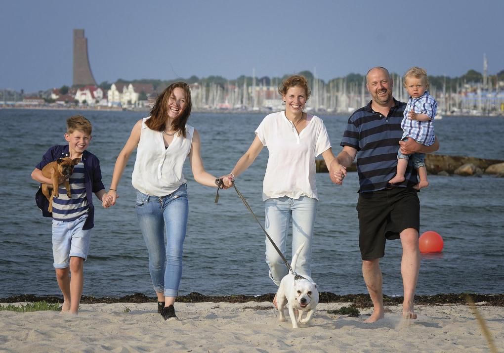 Schenken Sie ein lebhaftes Familienfoto!