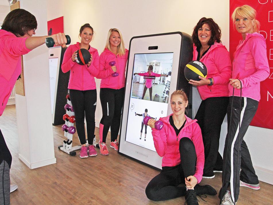 Das Kronshagener Team von Mrs.Sporty arbeitet mit dem Pixformance Smart Trainer
