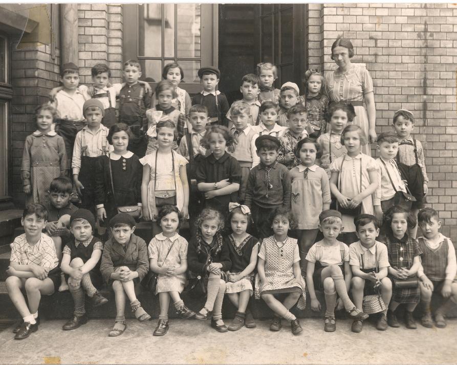 Eine jüdische Schulklasse aus dem Jahr 1938