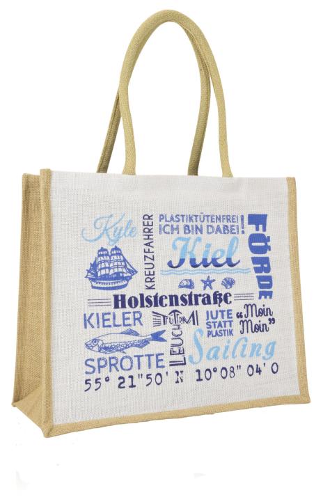 Jutetasche „Der Echte-Kieler“ von „Jute statt Plastik“