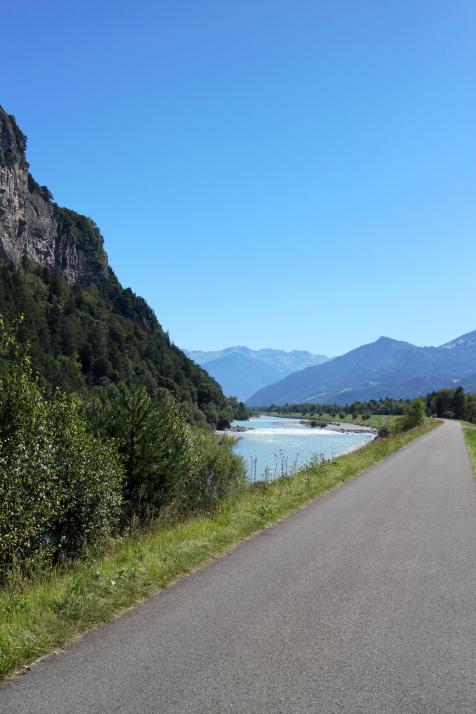 Die beiden Kieler fuhren oft auf idyllischen Wegen