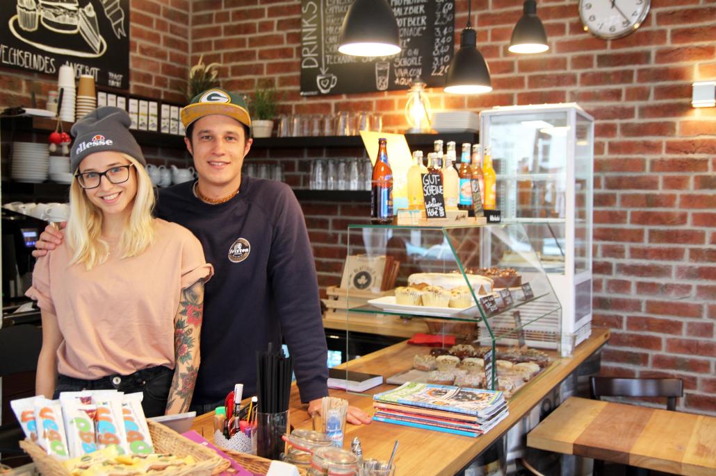 Lena und Vincent vom Café Blattgold