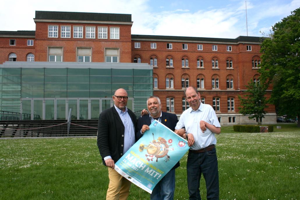 Die Initiatoren des Krach-Mach-Tachs (v. li.): Dr. Ulrich Hase, Sven Picker und Friedrich Rabe