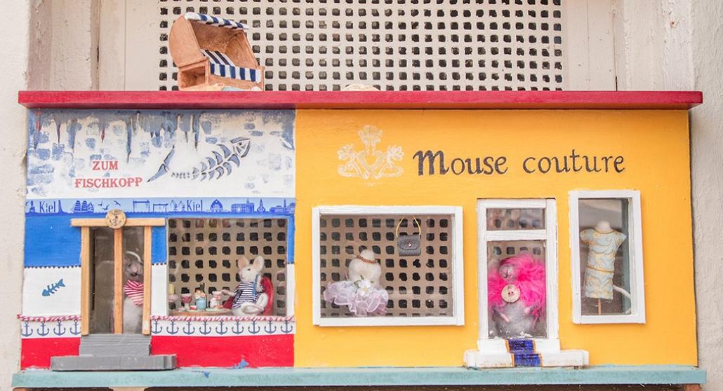 Die „Kieler Mäuse“ gibt es bei UNIKAT in der Holtenauer zu kaufen