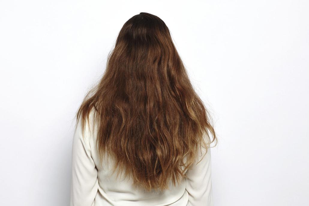 Die Haare vor der Behandlung

