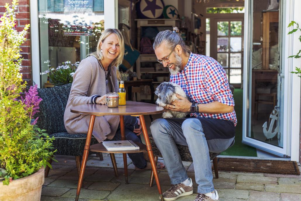 Mit dem Geschäft und Café erfüllten sich Susanne und Jörg Herzog einen Herzenswunsch