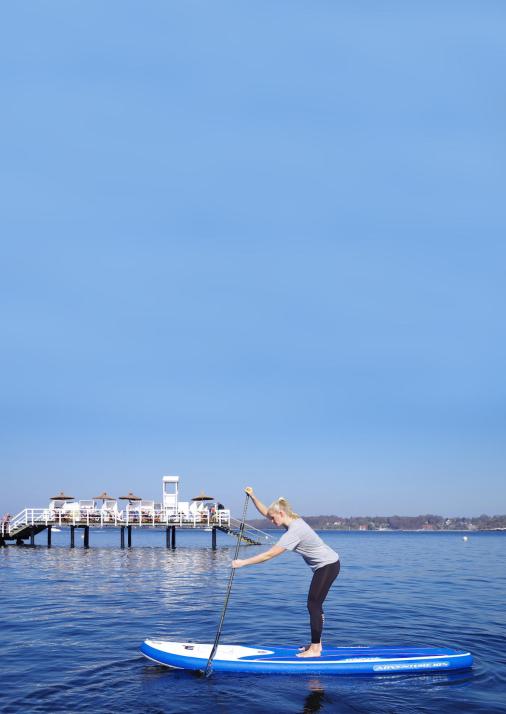 Die Seebar ist ein perfekter Ort für einen heißen Sommertag an der Kieler Förde