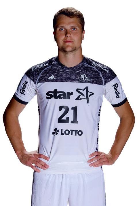 Neuzugang Emil Frend Öfors spielt Linksaußen beim THW Kiel