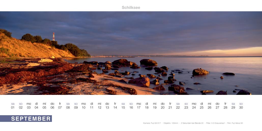 In dem Kalender von Fotograf Tom Körber finden sich zwölf beeindruckende Aufnahmen aus Kiel und Umgebung