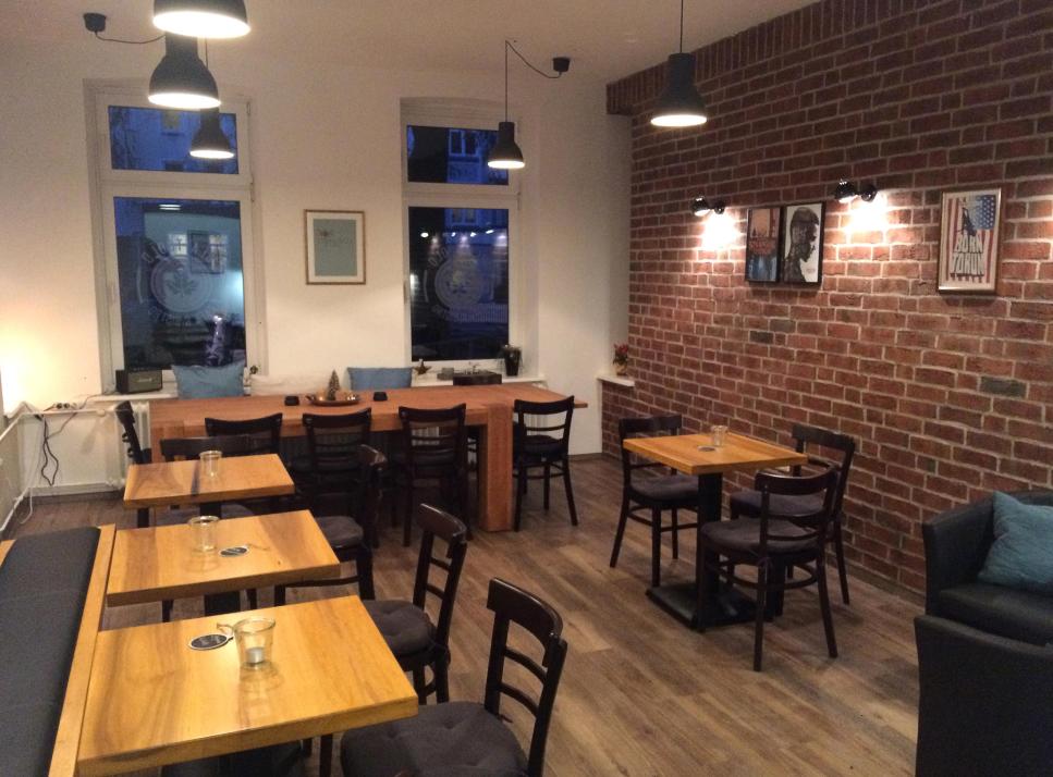 Der neue Raum bietet nun mehr Sitzplätze für Besucher im Café Blattgold
