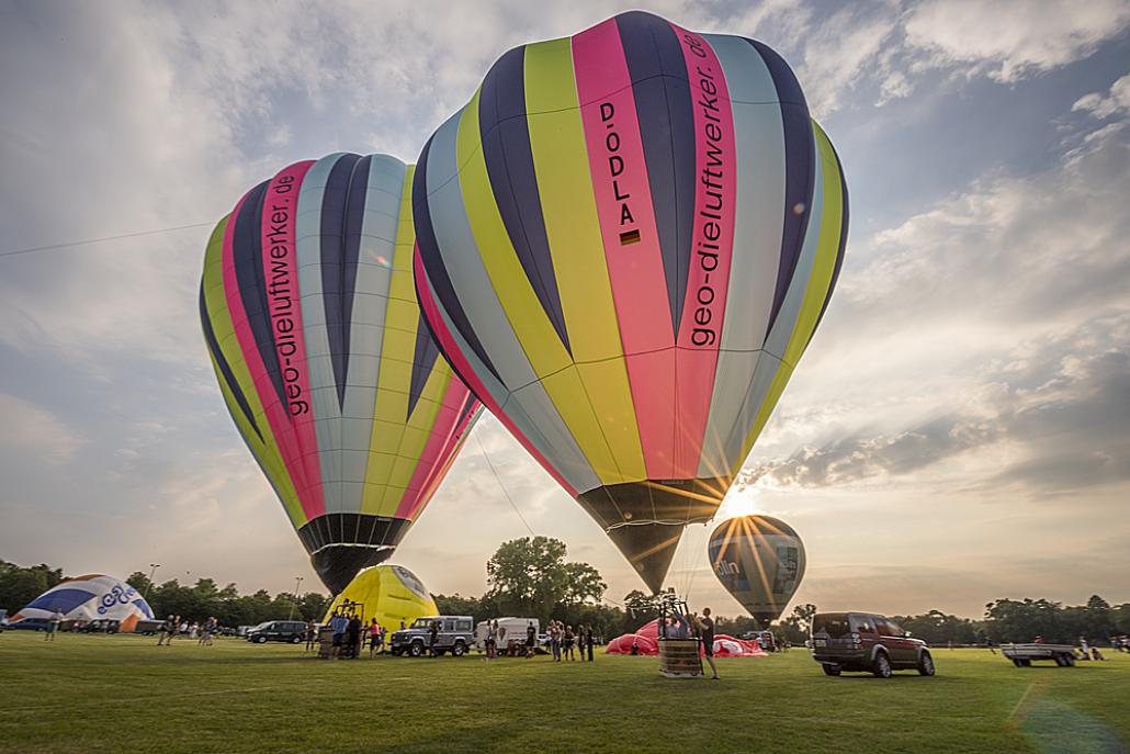 B wie Balloon Sail: Malerisch schön bei Tag und Nacht