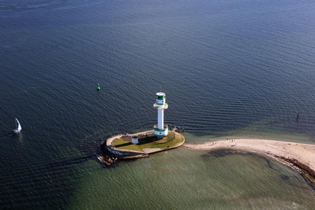 Dieser atemberaubende Ausblick bietet sich bei einem Hubschrauber-Flug mit Kiel-Marketing