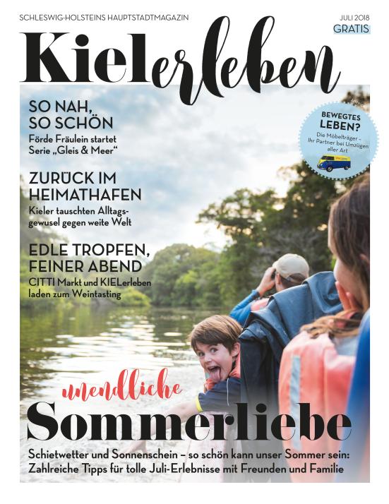 Das Titelblatt der Juli-Ausgabe der KIELerleben