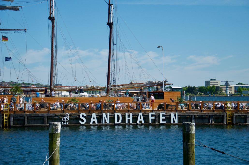 Der Sandhafen hat sich umgehend nach seiner Eröffnung zum beliebten Treffpunkt entwickelt