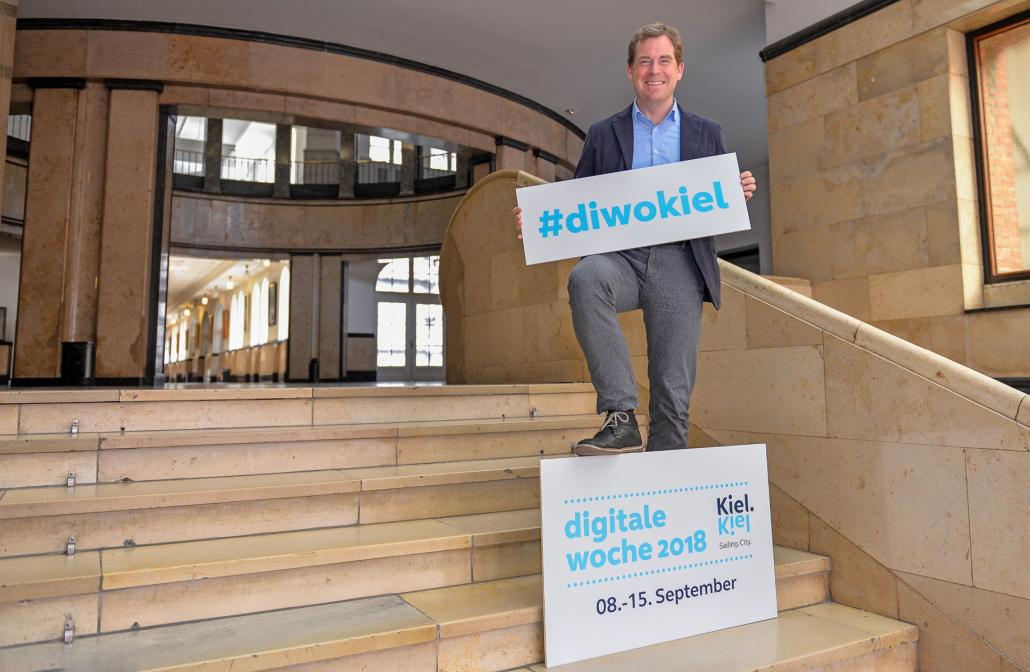 Oberbürgermeister Ulf Kämpfer freut sich auf die zweite Auflage der Digitalen Woche Kiel