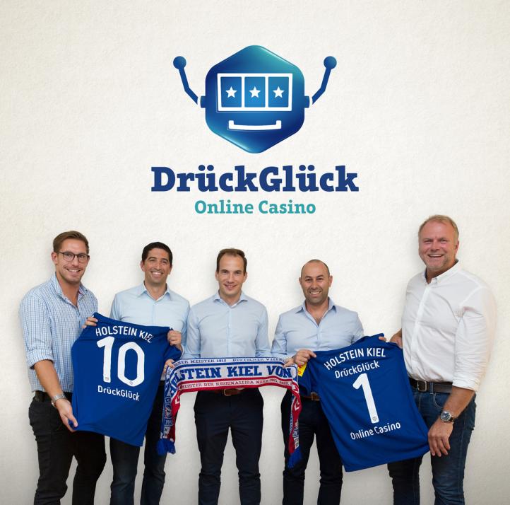 DrückGlück ist offizieller Sponsor von Holstein Kiel