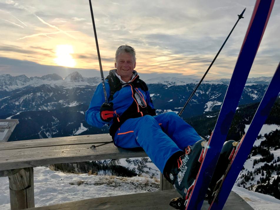 Der Hotelier und Skilehrer lernte das Skifahren bei Olympiasiegerin Rosi Mittermaier