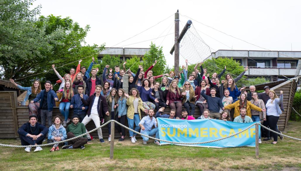 Die Teilnehmer des yooweedoo Summer Camps 2018 auf Sylt