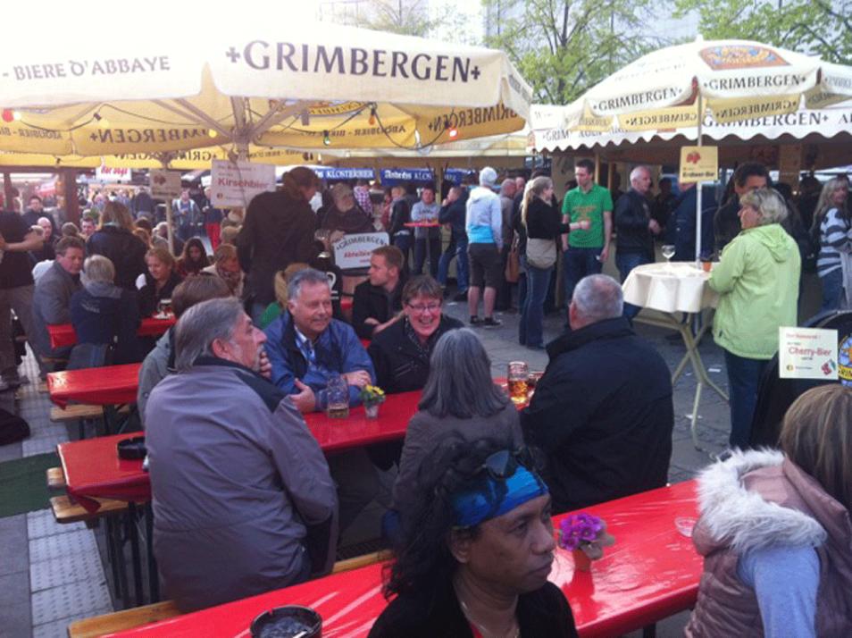 Hopfenkaltschale am Bootshafen