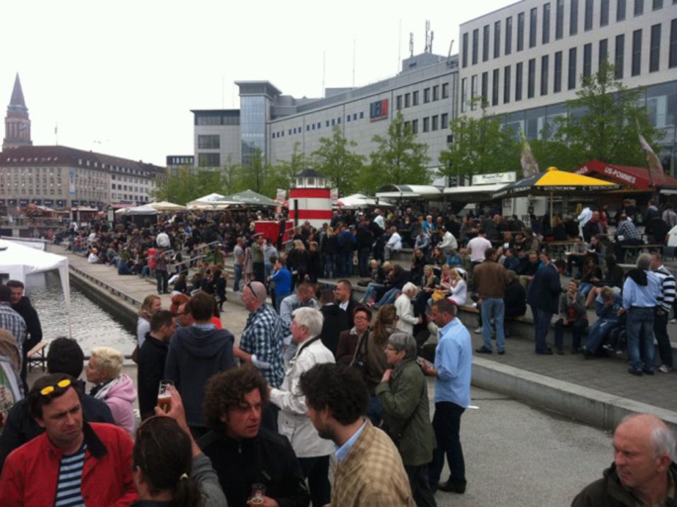 Hopfenkaltschale am Bootshafen