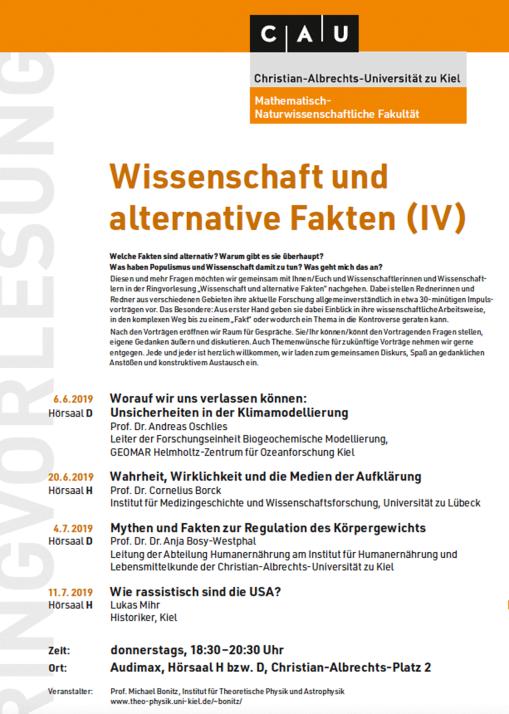 Ringvorlesung „Fake News“ startet an der Uni Kiel