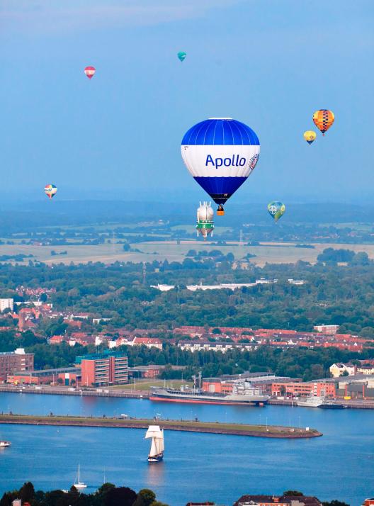 Kiel aus der Ballonperspektive