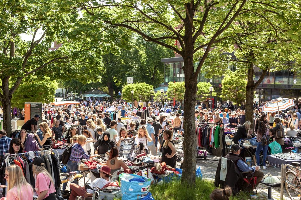 Der letzte Flohmarkt der Saison