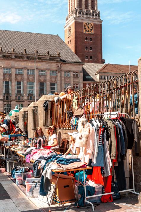 Der letzte Flohmarkt der Saison