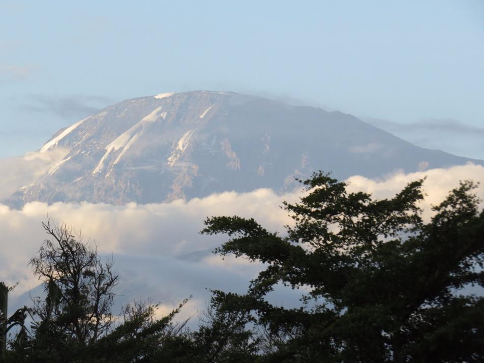 Weitsicht: Am Fuße des Kilimandscharo durfte Bettina Frommann Aufklärungsarbeit und Hilfe zur Selbsthilfe im Auftrag des SES leisten