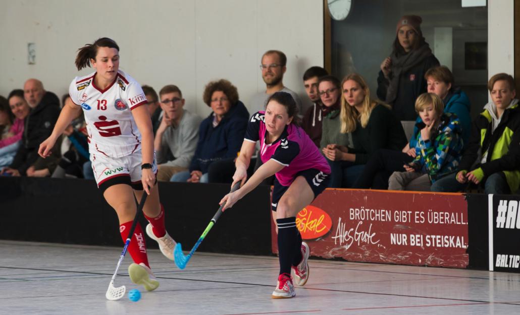 Elisabeth Hörning (#5) erzielte das fünfte und letzte Tor für die Förde Deerns am Sonntagnachmittag