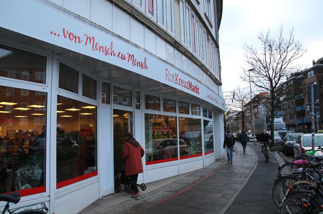 RotKreuzMarkt öffnet am neuen Standort