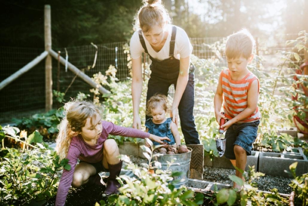 Die Zeit sinnvoll im Garten nutzen - mit und ohne Kinder, aber immer bewusst