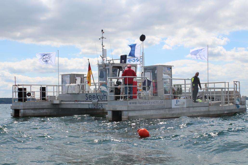 Die Umweltschützer von One Earth – One Ocean nutzen die SeeKuh, um Müll aus der Ostsee zu bergen