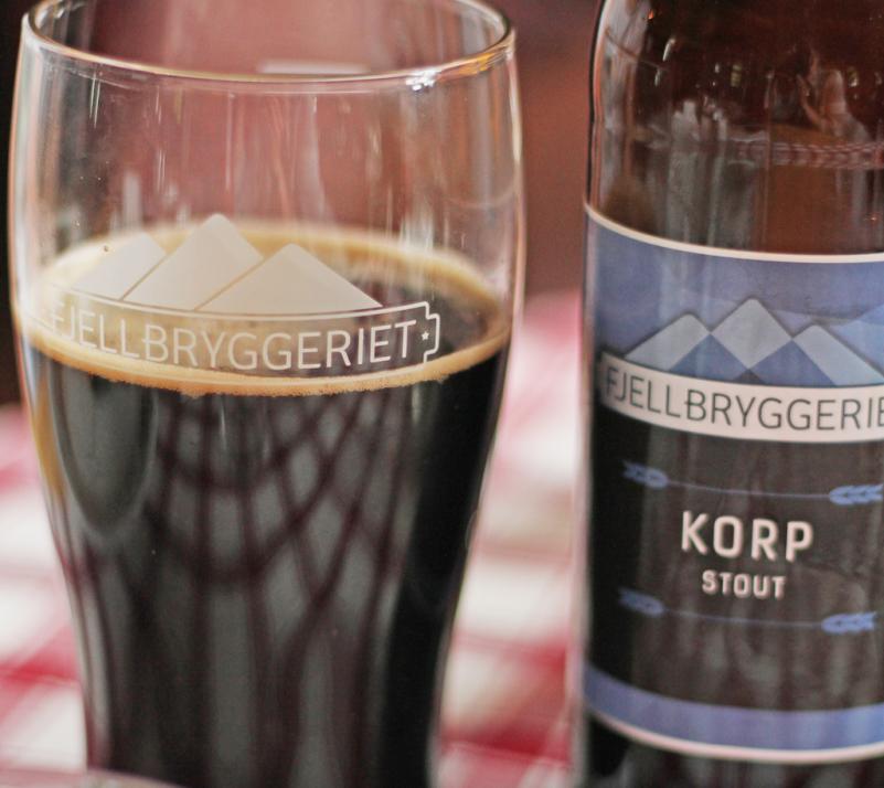 Eines der Biersorten ist das Pale Ale der Fjellbruggeriet