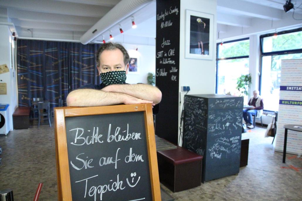 Frank Müller, Betreiber des Statt-Cafés