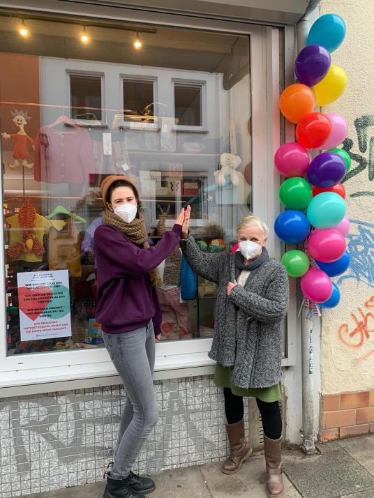 Auch in Bremen gab es die Aktion - sie war die Inspiration, um die Luftballons auch nach Kiel zu holen